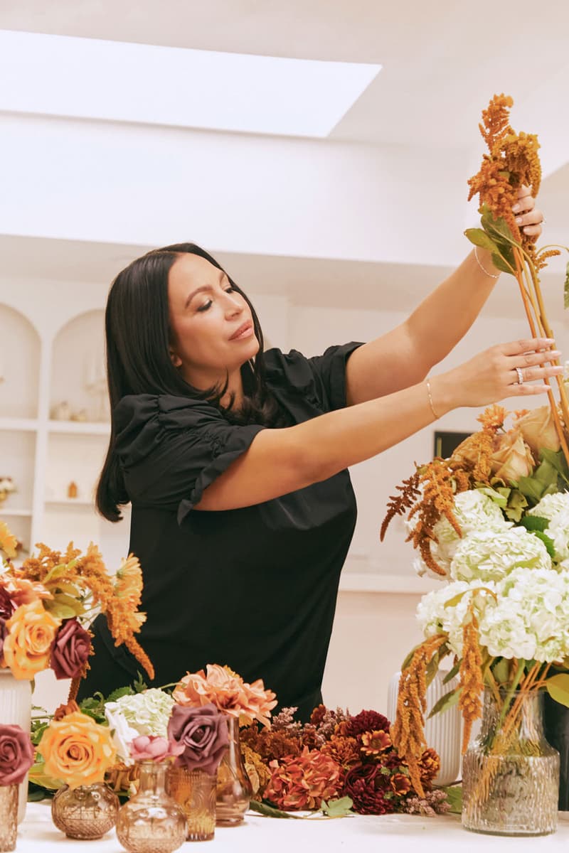 shein wife of the party seasonal shopping edit jena frumes tablescape table setting candle holders balloons friendsgiving holiday events hosting