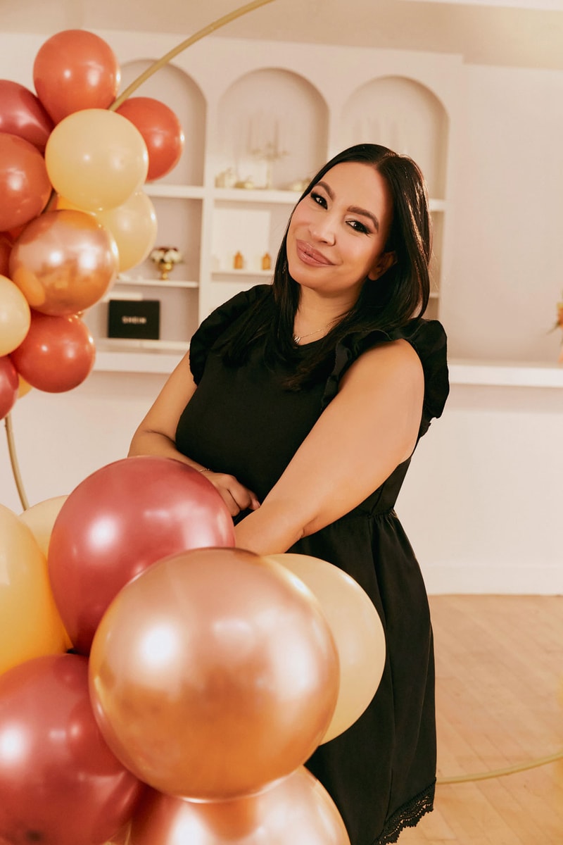 shein wife of the party seasonal shopping edit jena frumes tablescape table setting candle holders balloons friendsgiving holiday events hosting