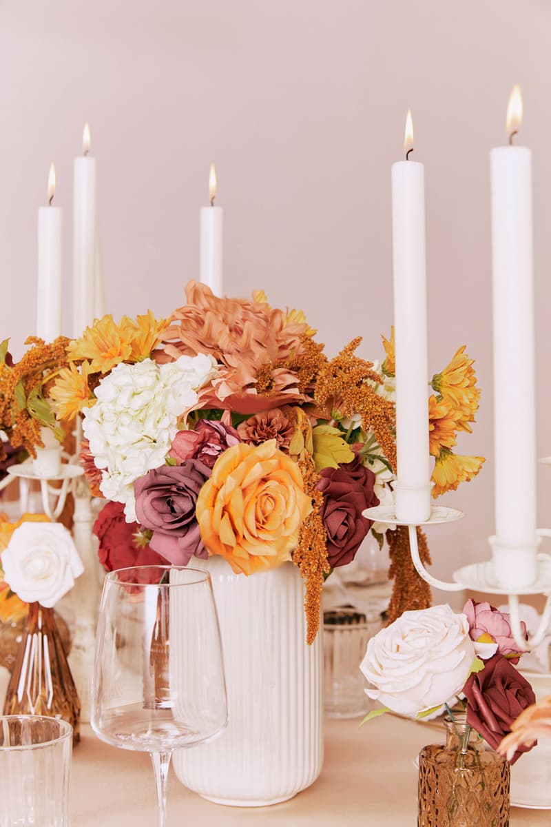 shein wife of the party seasonal shopping edit jena frumes tablescape table setting candle holders balloons friendsgiving holiday events hosting