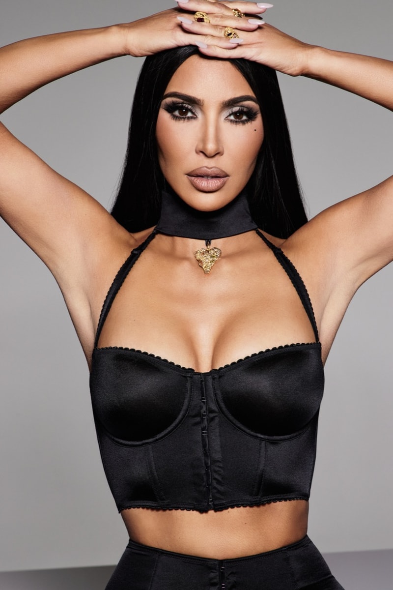 skims satin veneda carter kim kardashian heart jewelry pendant