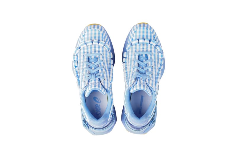 shushu tong asics trainers shoes black frill