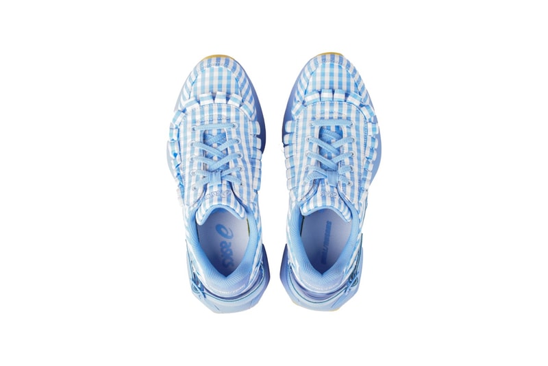 shushu tong asics trainers shoes black frill