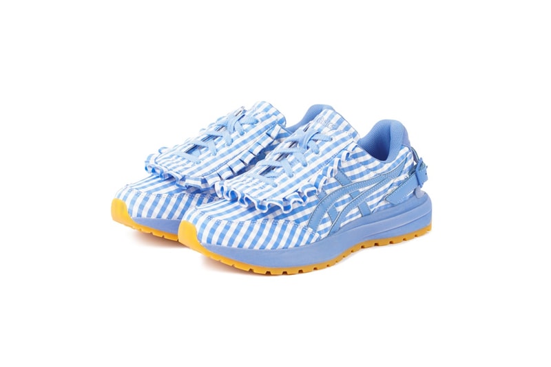 shushu tong asics trainers shoes black frill