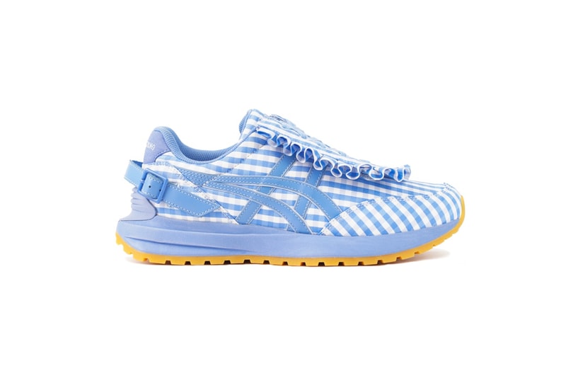 shushu tong asics trainers shoes black frill