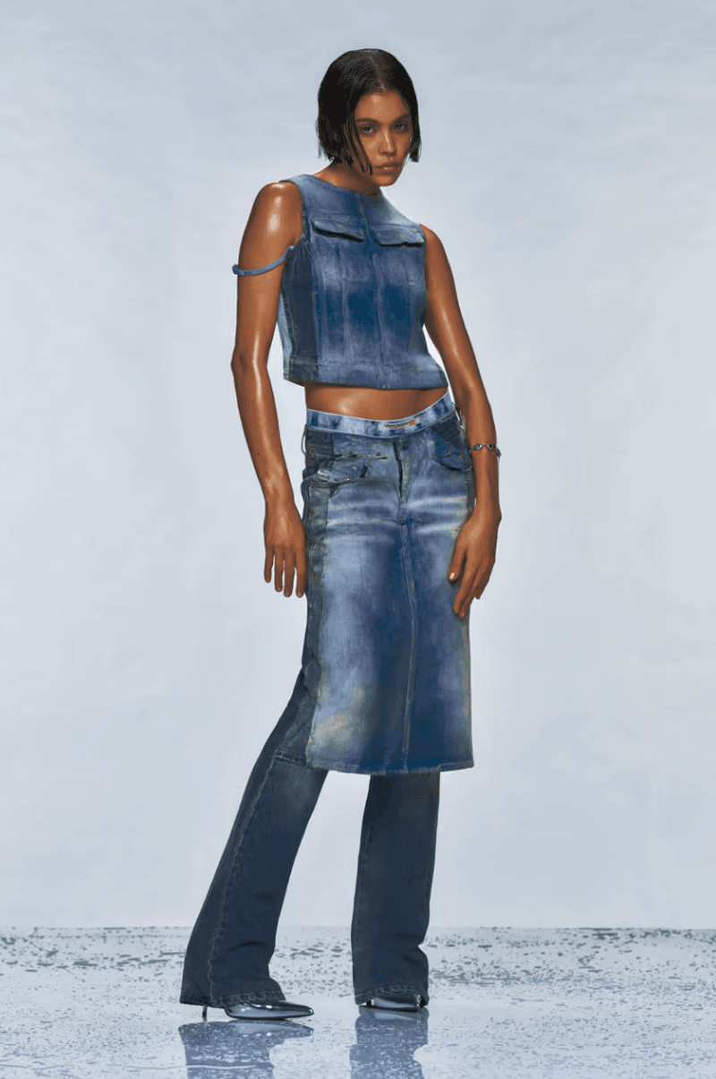 diesel denim lookbook water models grunge sunglasses coats jackets boots