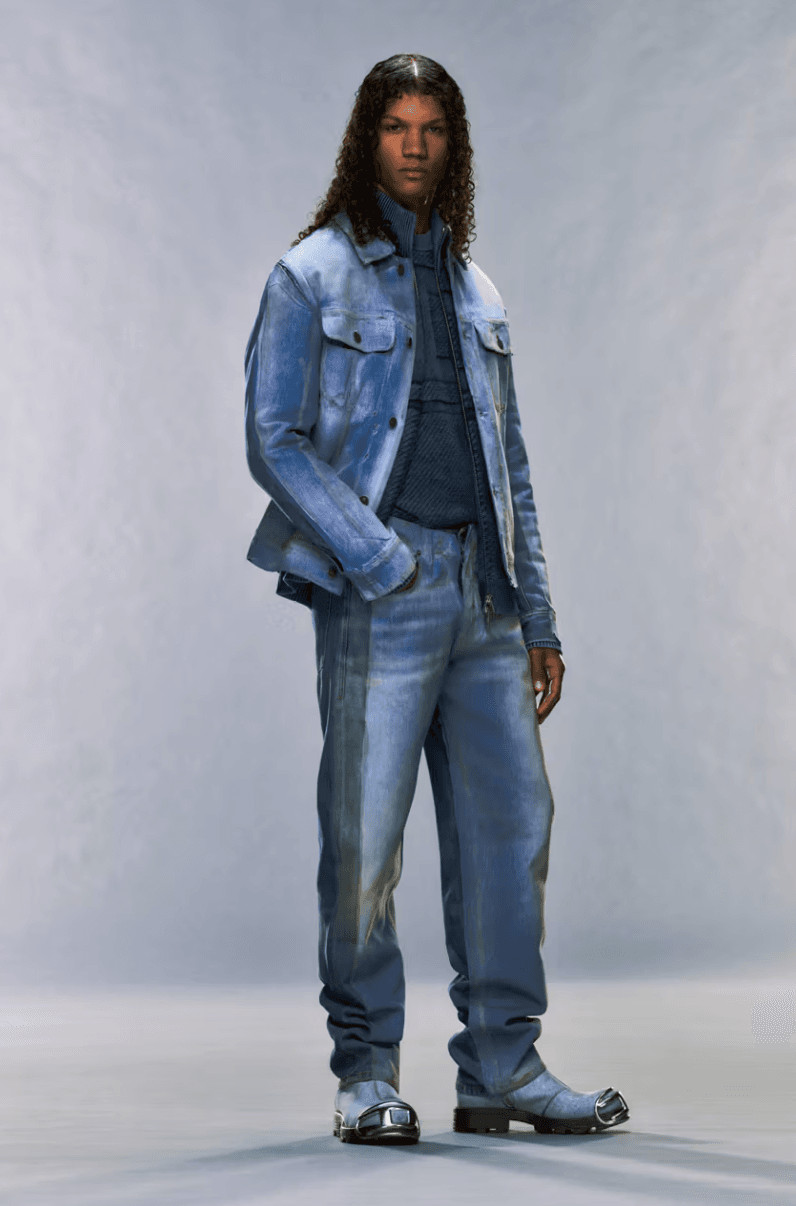 diesel denim lookbook water models grunge sunglasses coats jackets boots
