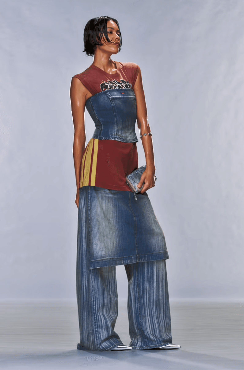 diesel denim lookbook water models grunge sunglasses coats jackets boots