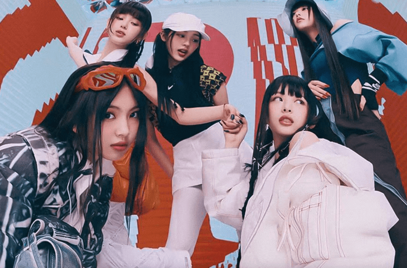 newjeans kpop girl group nike korea seoul air max sneaker