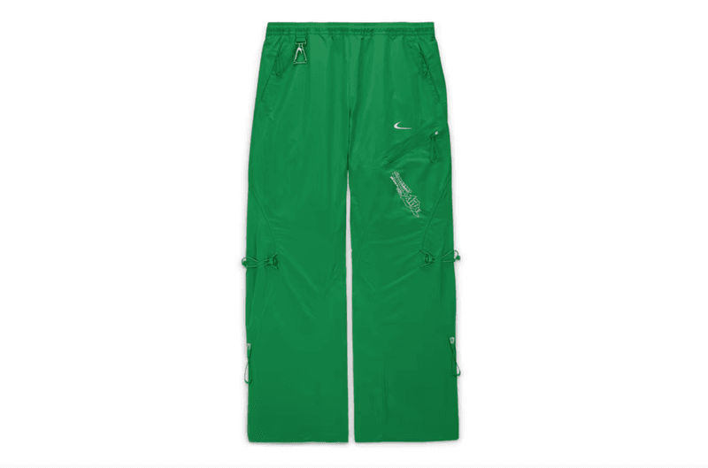 off white nike track suit top bottoms caps hats green black