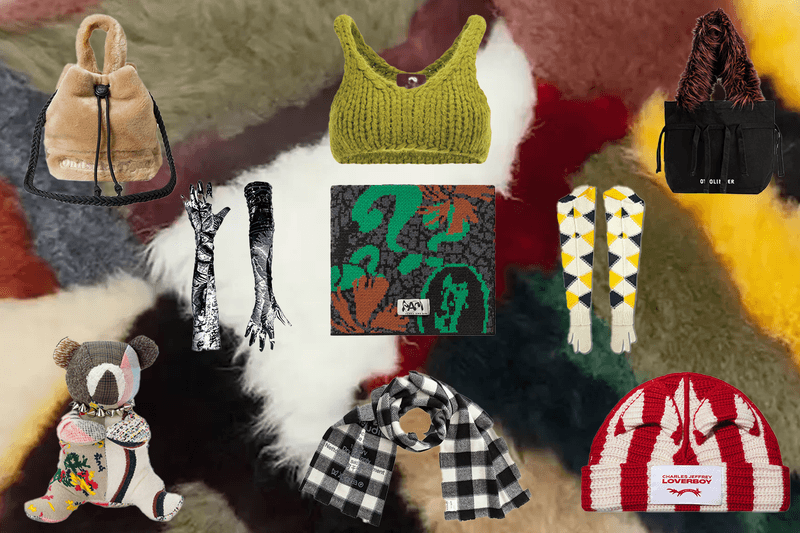 Cozy Accessories, Gift Guide, Streetwear, Bags, Scarves, Hats, JW Anderson, Jacquemus, ERL, Acne Studios