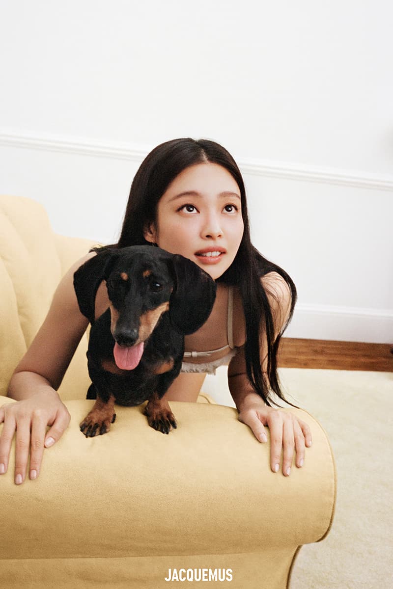 blackpink jennie jacquemus dogs holiday campaign furry