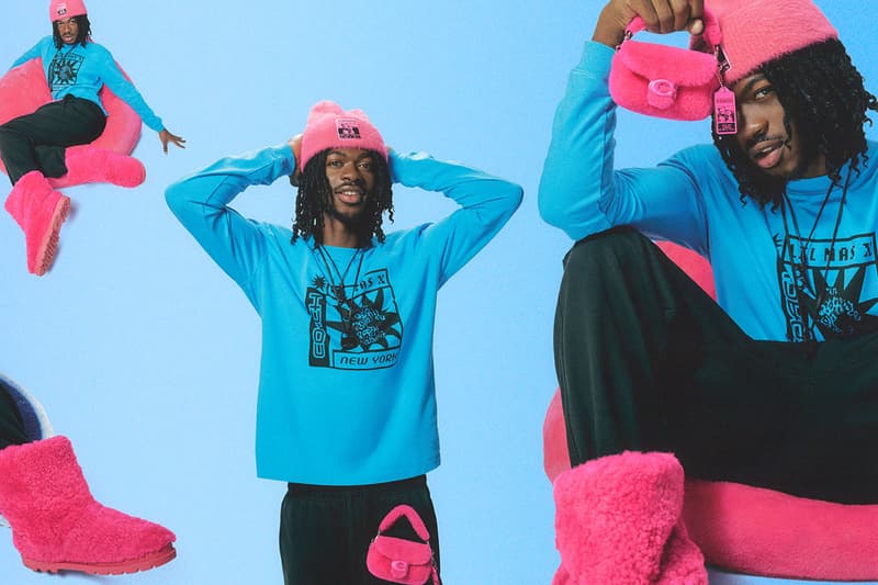 Coach Lil Nas X bags fluffy pink blue ugg boots y2k magazine