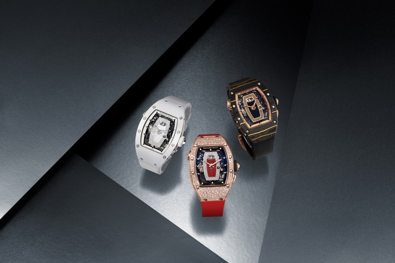 richard mille rm 037 watches ceramic carbon tpt gold caliber automatic winding crma1 ladies onyx diamond mother of pearl