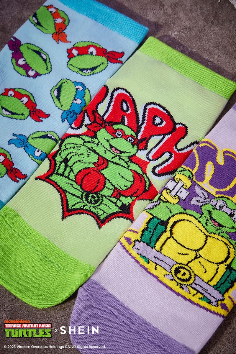 shein teenage mutant ninja turtles new collaborative collection collaboration kids children boys girls gift guide 2023 release
