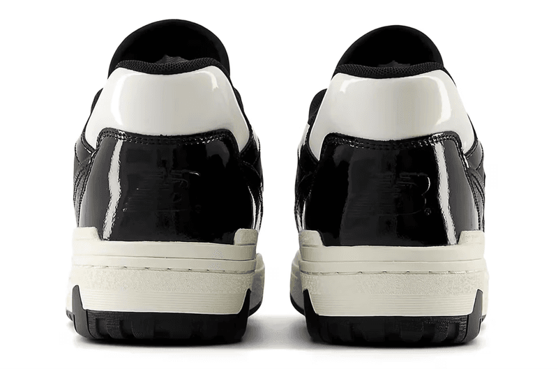 new balance 550 sneaker blue white patent leather