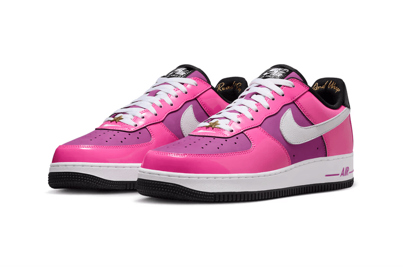 nike air force 1 low sneaker las vegas pink patent black 
