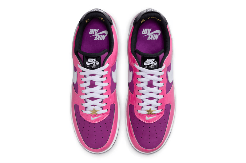 nike air force 1 low sneaker las vegas pink patent black 