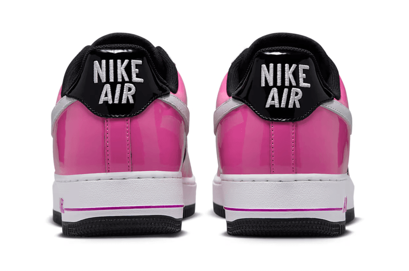 nike air force 1 low sneaker las vegas pink patent black 