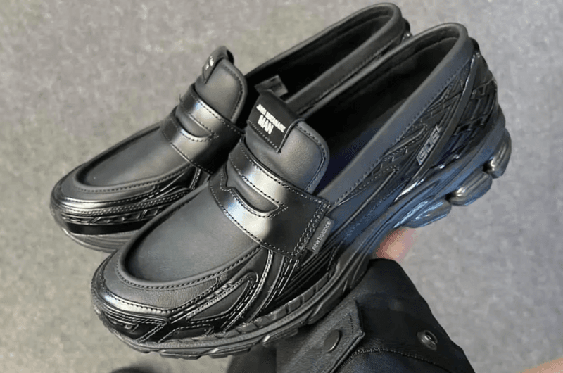 junya watanabe new balance 1906 loafers black shoes paris fashion week