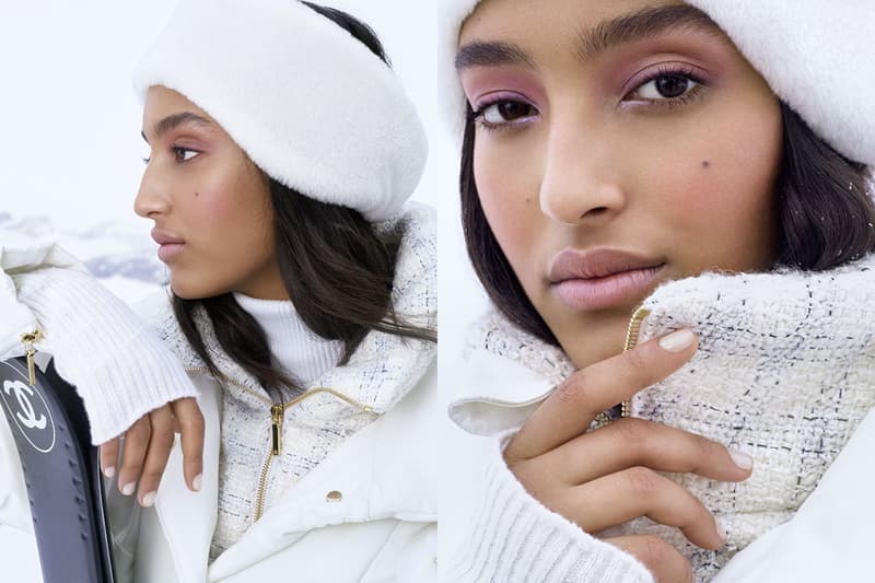 chanel beauty winter glow snow lip balm lip stick blush primer 