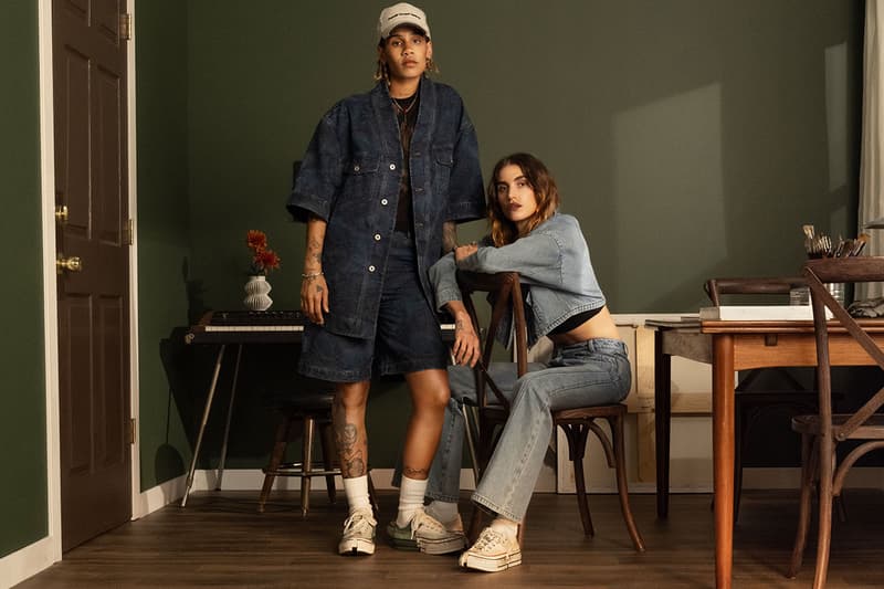 feng chen wang converse chuck 70 sneaker green off white distressed shoe