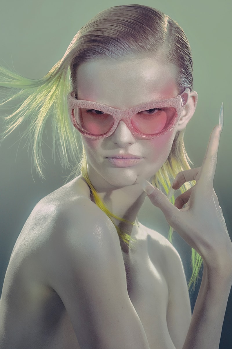 gentle monster glasses sunglasses models ai alien long hair bodies space extra terrestrial nude