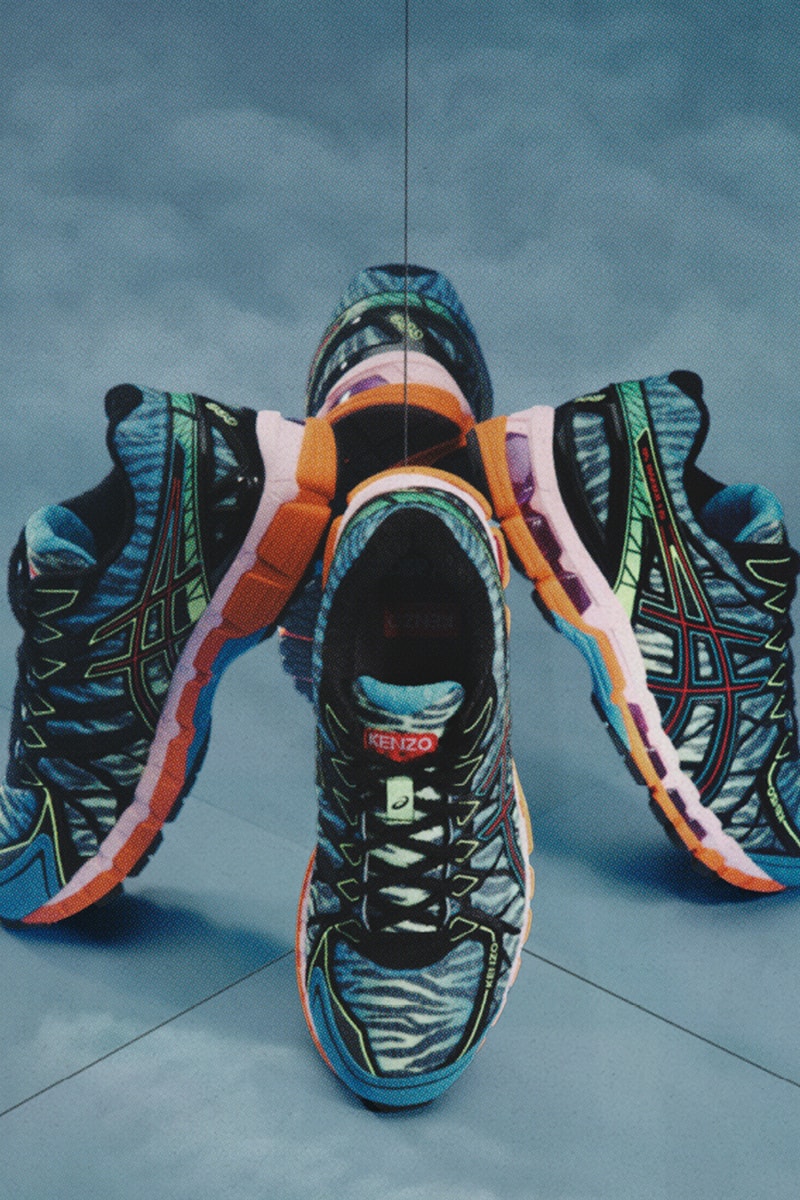 kenzo asics sneakers colors 