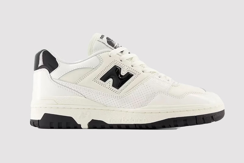 new balance 550 sneaker blue white patent leather
