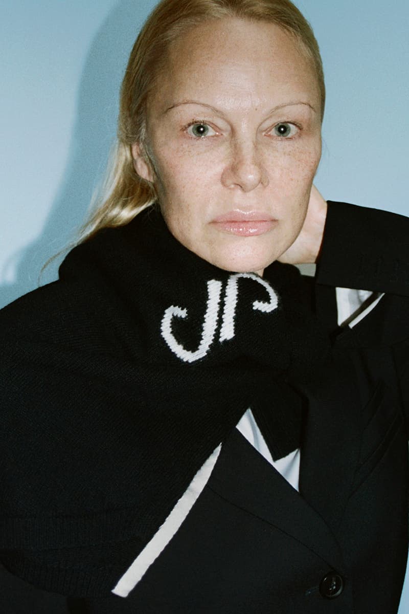 pamela anderson proenza schouler clothes makeup puffer jacket