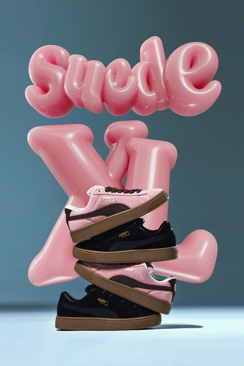 puma pink suede xl sneakers shoes 