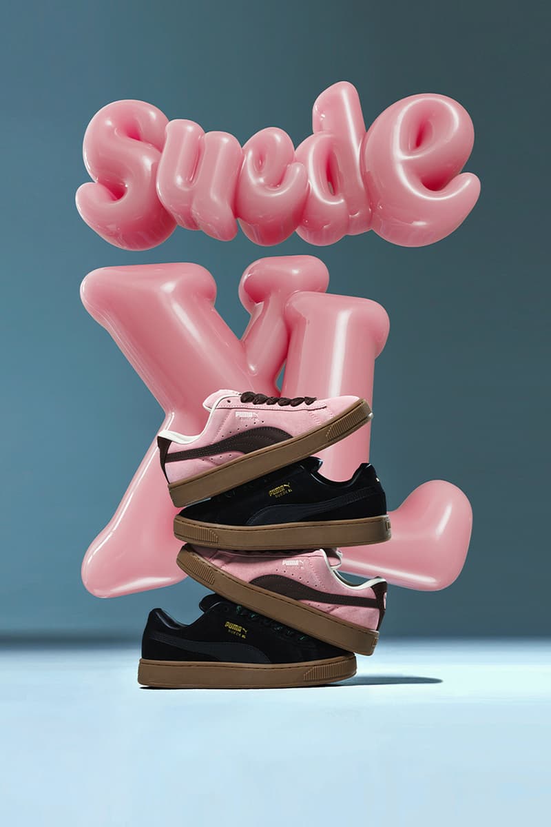 puma pink suede xl sneakers shoes 