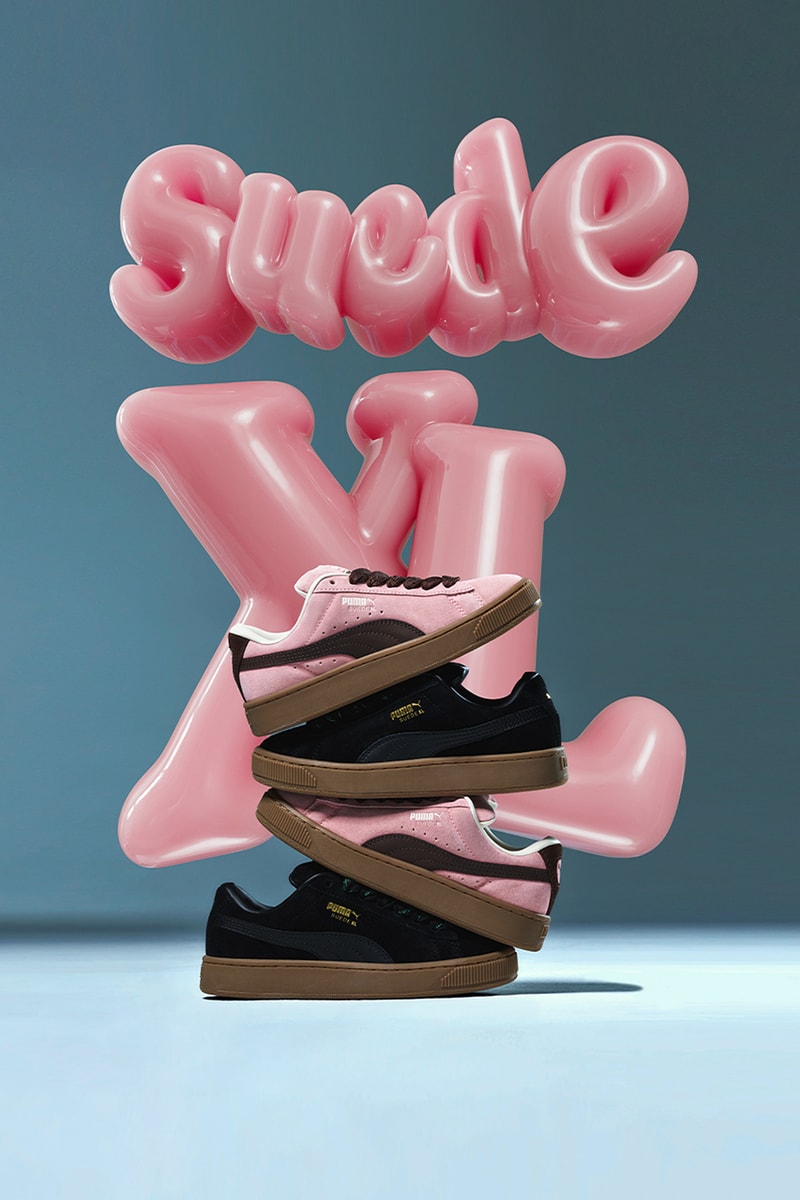 puma pink suede xl sneakers shoes 