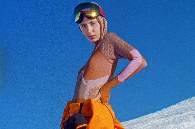 iris law stella mccartney adidas ski slope skis snow