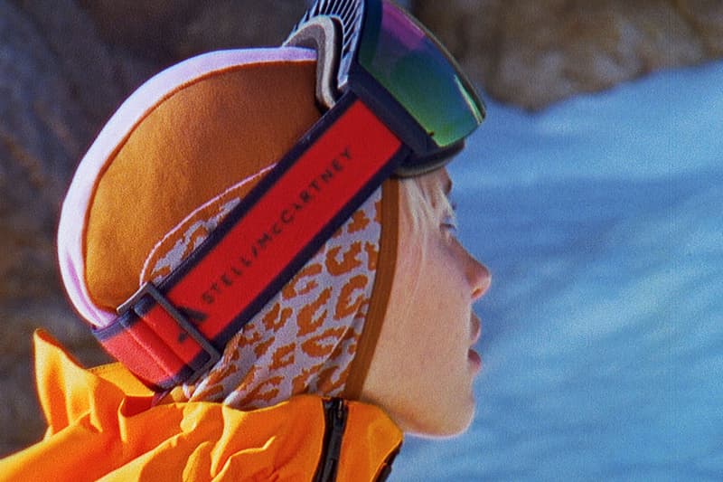 iris law stella mccartney adidas ski slope skis snow