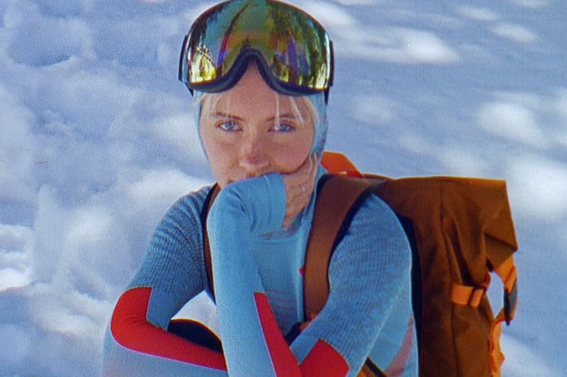 iris law stella mccartney adidas ski slope skis snow