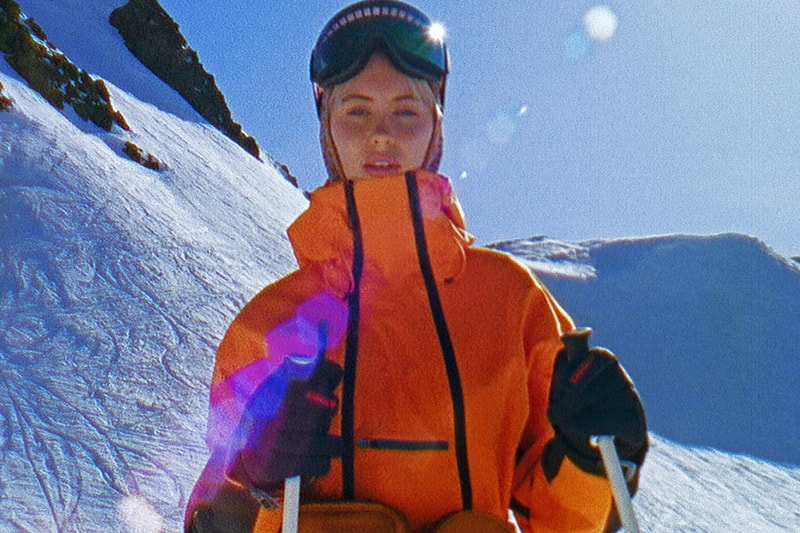 iris law stella mccartney adidas ski slope skis snow