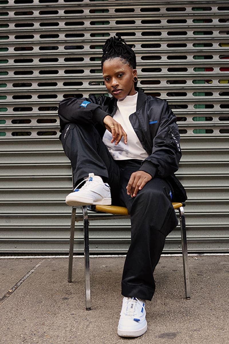 milk makeup, rebook, sneakers, outerwear, workwear, equipment essentials collection, creative, milk studios 