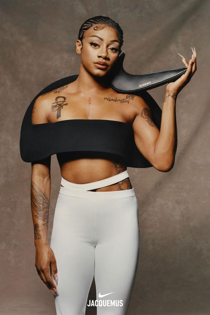 Nike, Jacquemus, Swoosh Bag, Sha'Carri Richardson, New Collection, New Campaign 