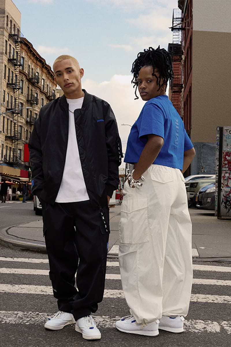 milk makeup, rebook, sneakers, outerwear, workwear, equipment essentials collection, creative, milk studios 