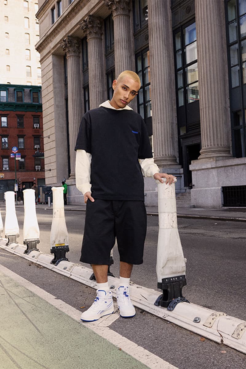 milk makeup, rebook, sneakers, outerwear, workwear, equipment essentials collection, creative, milk studios 