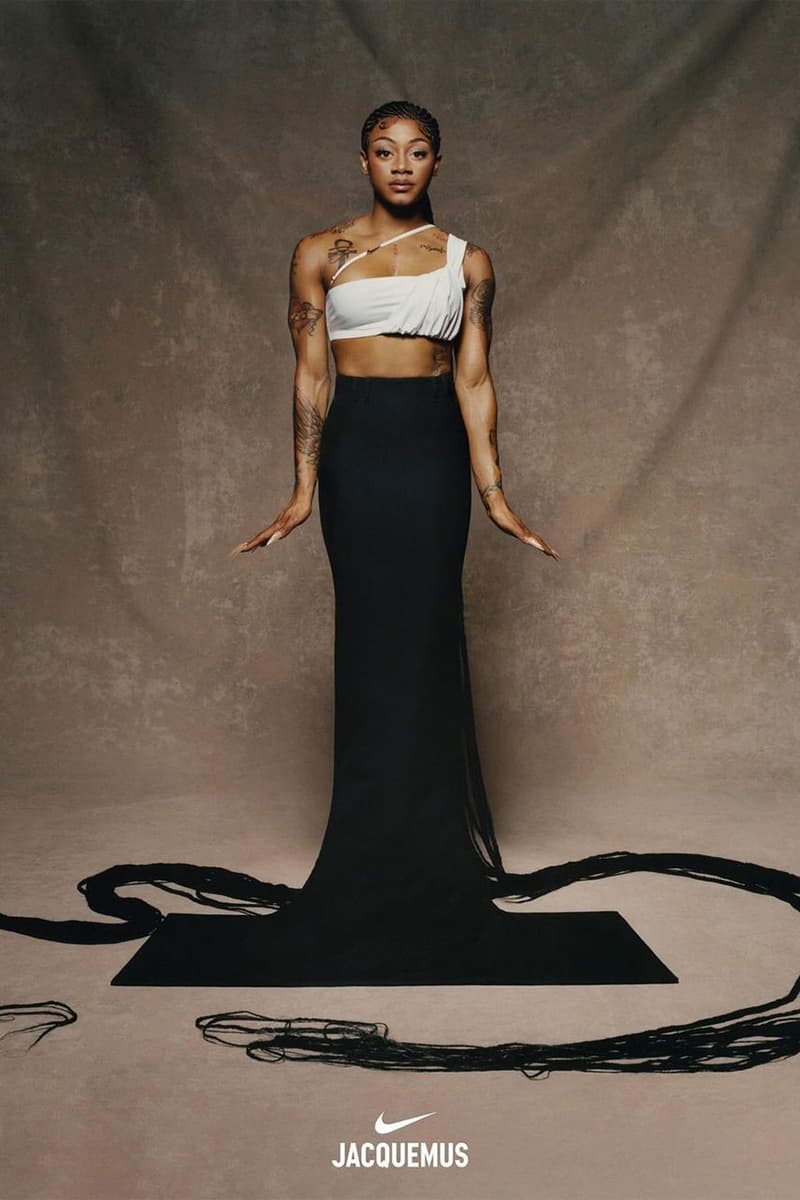 Nike, Jacquemus, Swoosh Bag, Sha'Carri Richardson, New Collection, New Campaign 