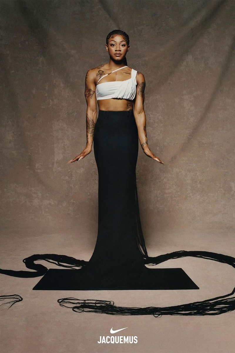 Nike, Jacquemus, Swoosh Bag, Sha'Carri Richardson, New Collection, New Campaign 