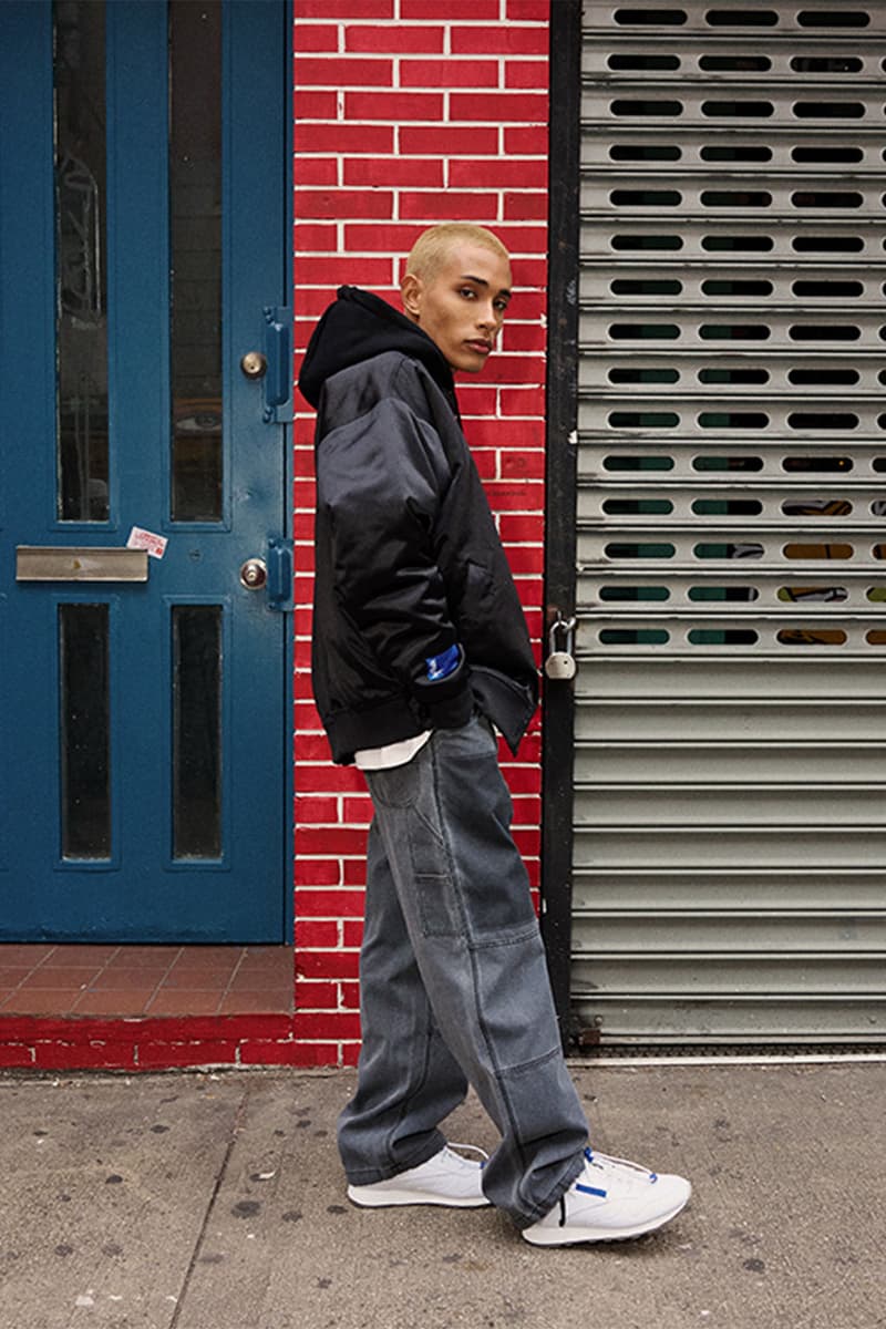 milk makeup, rebook, sneakers, outerwear, workwear, equipment essentials collection, creative, milk studios 