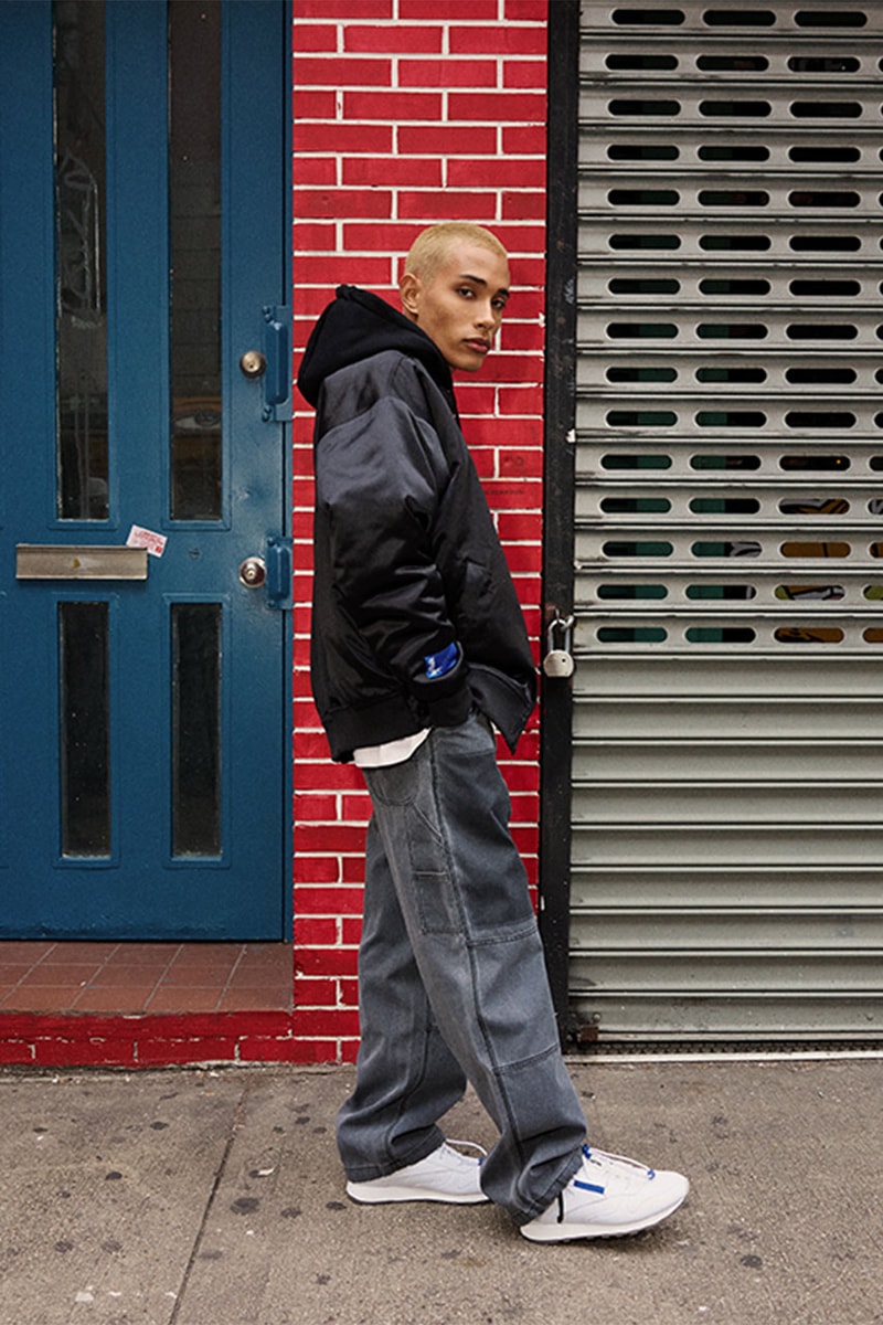 milk makeup, rebook, sneakers, outerwear, workwear, equipment essentials collection, creative, milk studios 