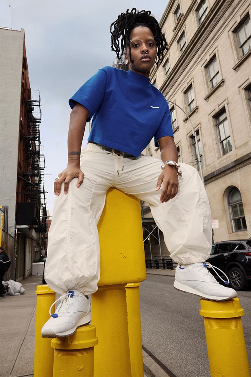 milk makeup, rebook, sneakers, outerwear, workwear, equipment essentials collection, creative, milk studios 