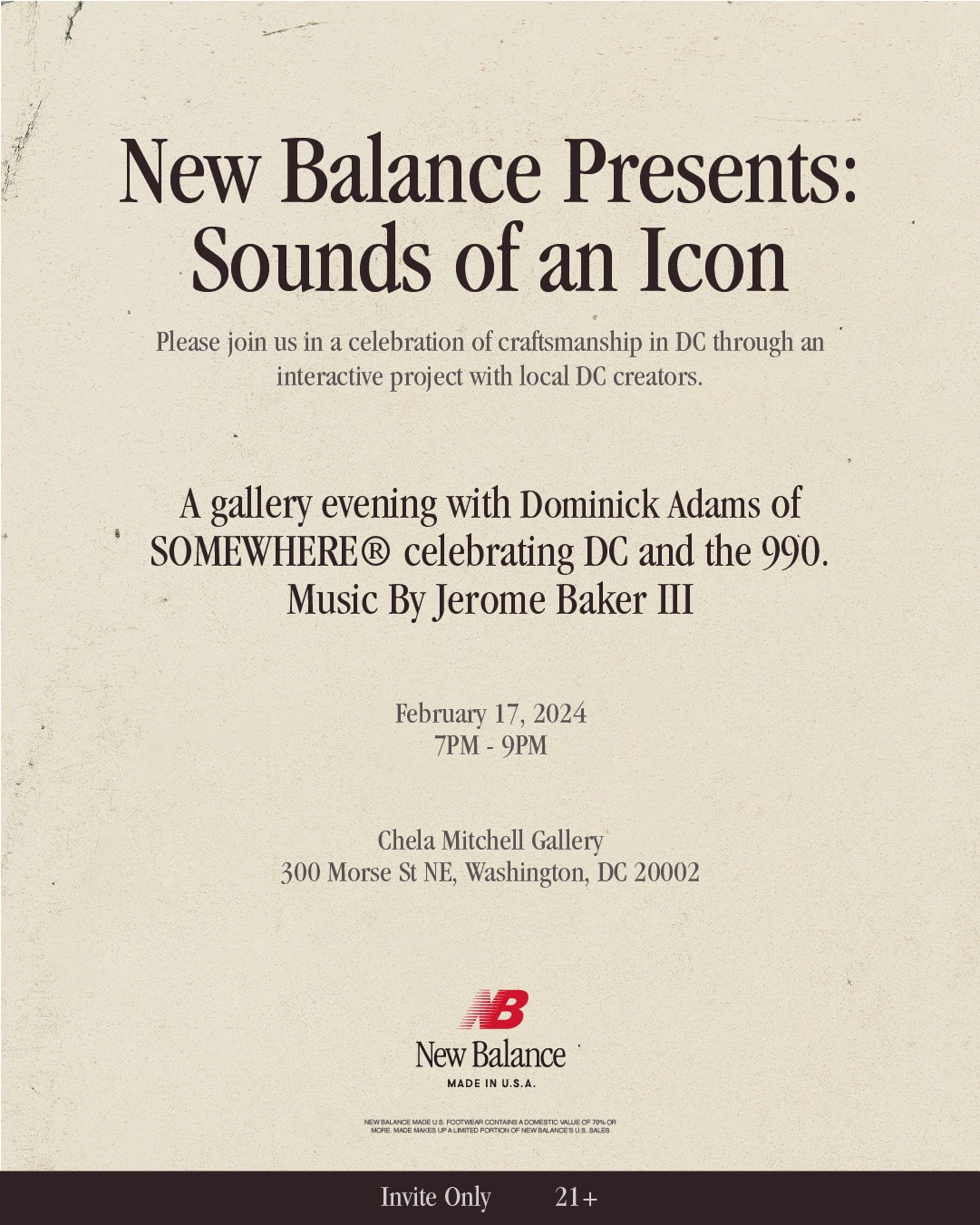 new balance 990 sounds of an icon series washington d.c. dmv district of columbia dom adams