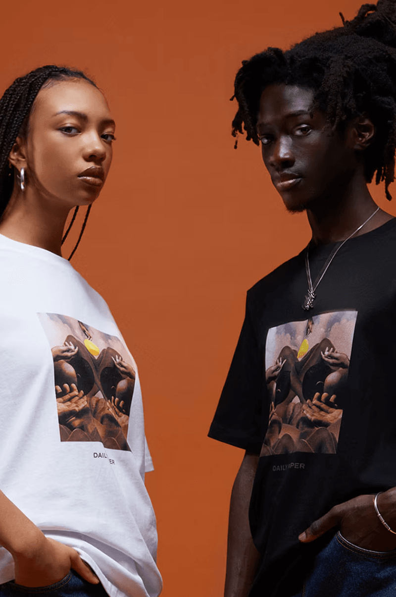 daily paper womens mens hoodies jeans printed denim skirts