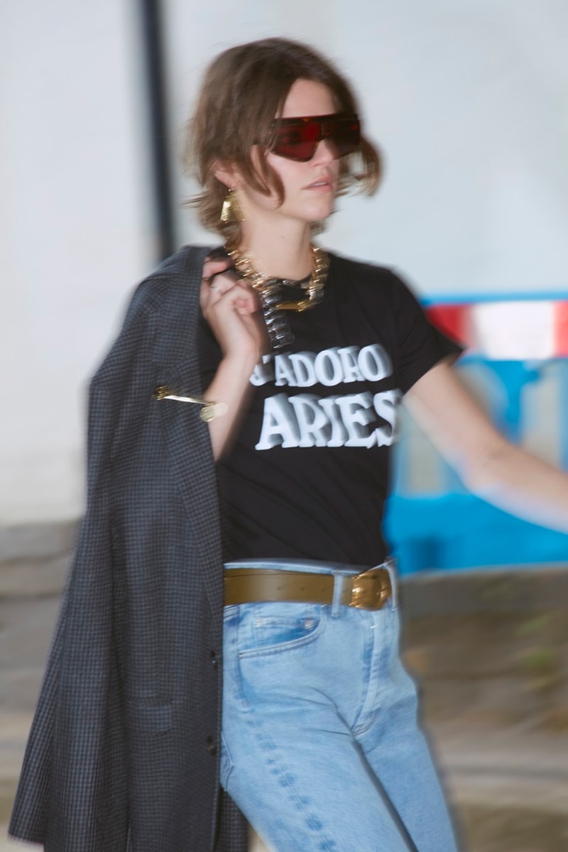 aries campaign spring summer models paparazzi cameras blurry 