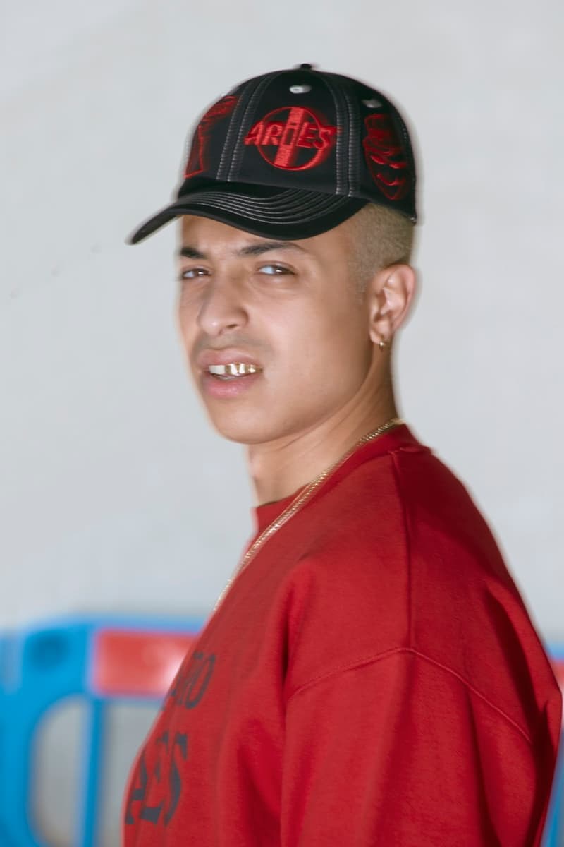 aries campaign spring summer models paparazzi cameras blurry 