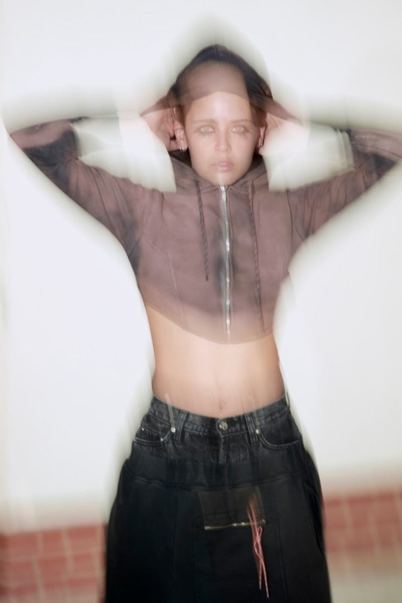 aries campaign spring summer models paparazzi cameras blurry 
